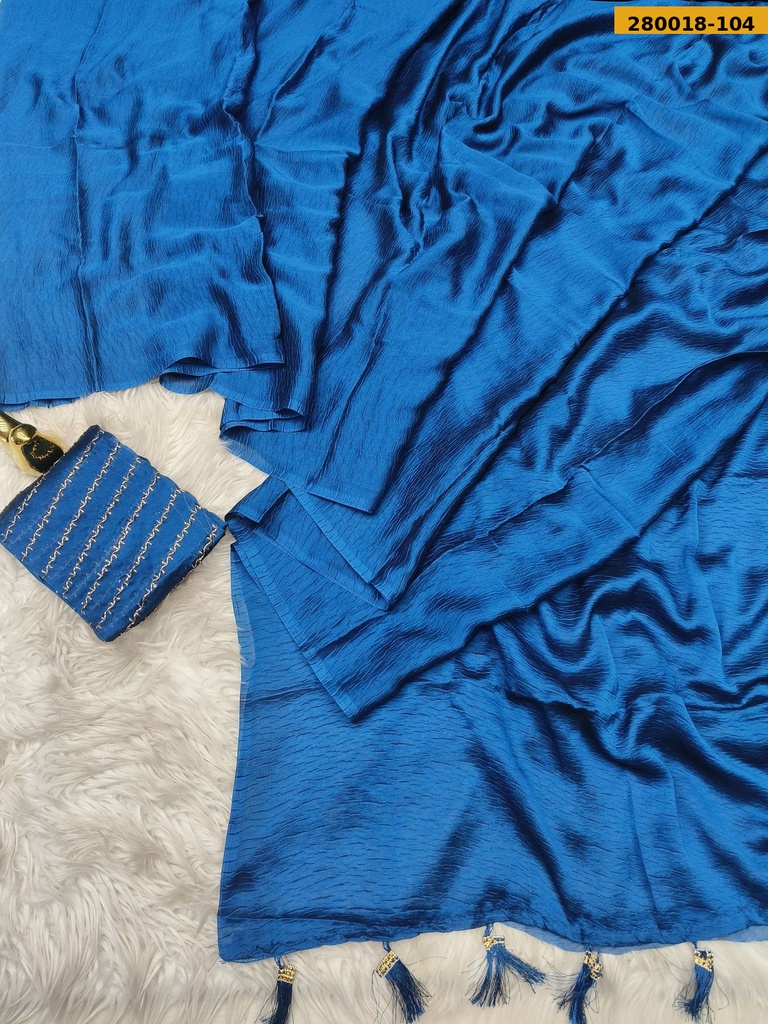 Fancy Ranga vihar crush silk saree