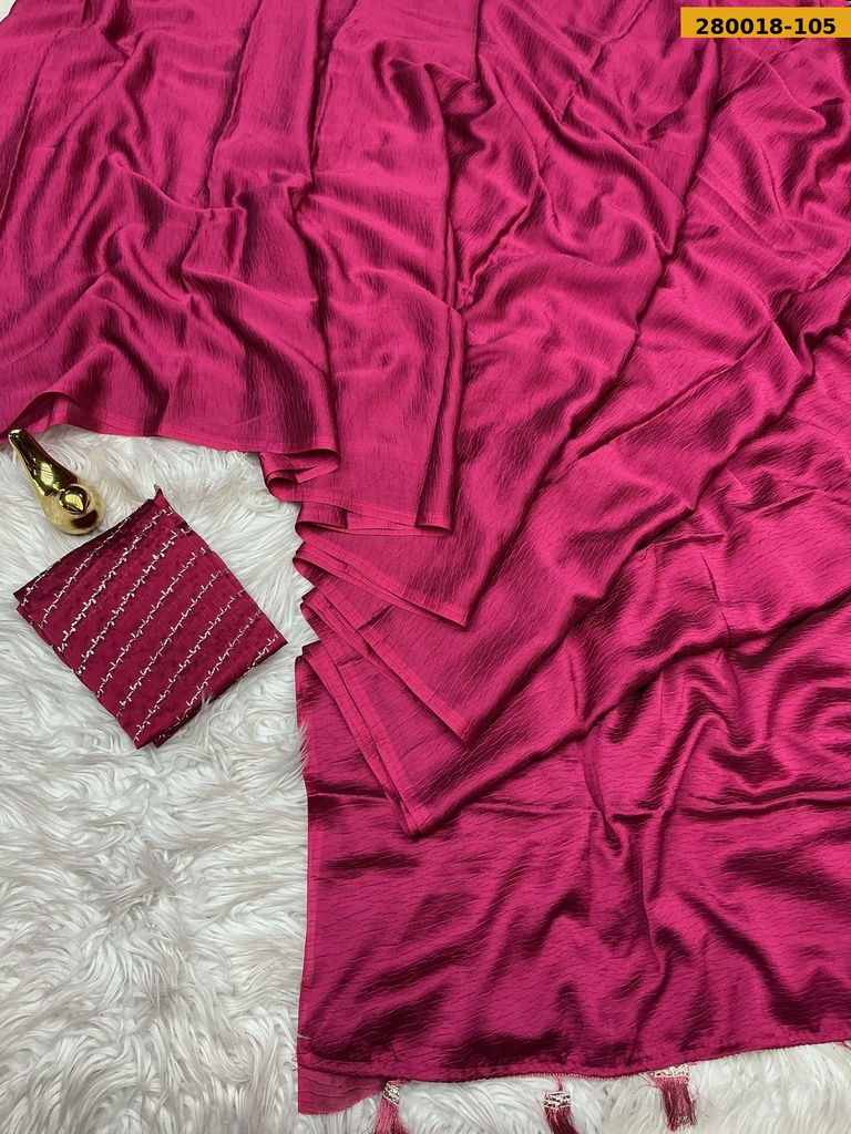 Fancy Ranga vihar crush silk saree