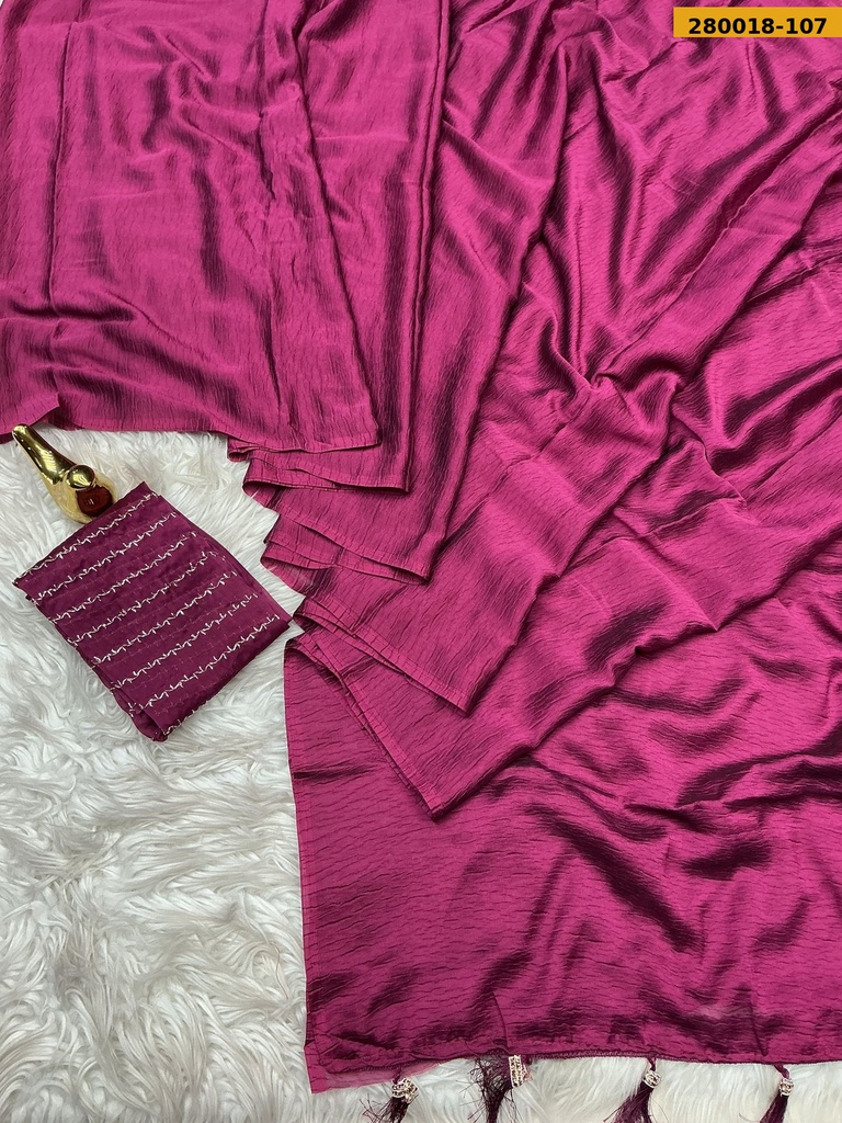 Fancy Ranga vihar crush silk saree