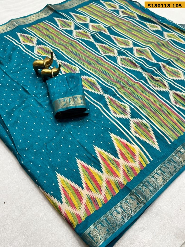 Fancy Tussar Silk Saree