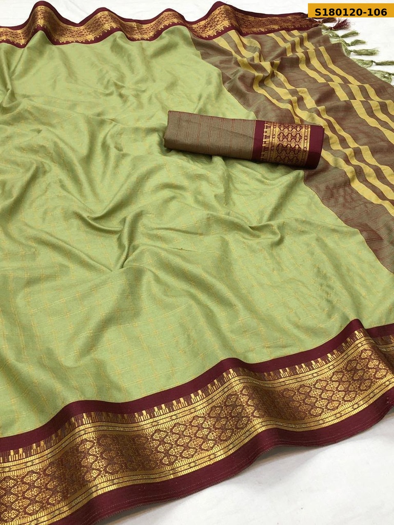 Fancy Cotton Silk Saree