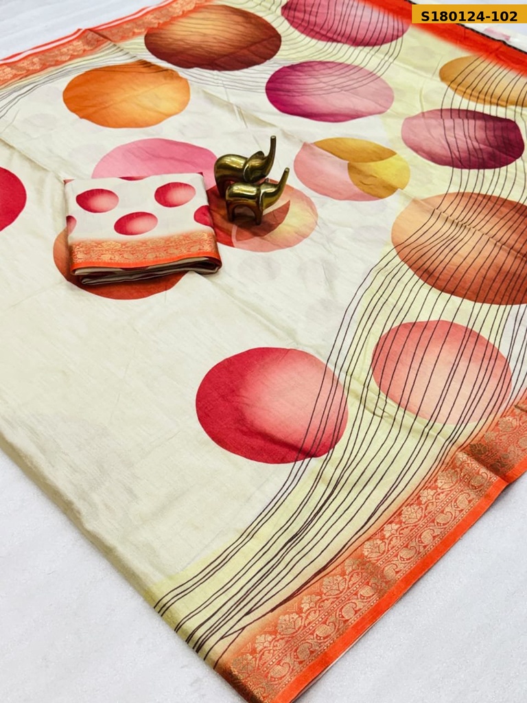 Fancy Tussar Silk Saree