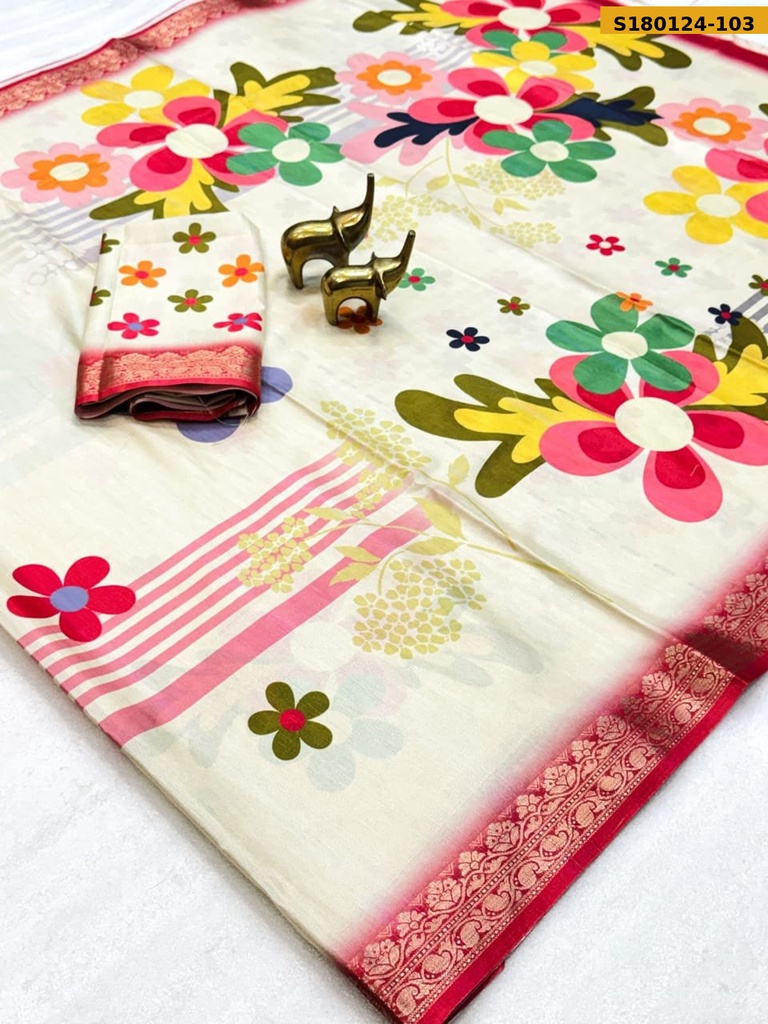 Fancy Tussar Silk Saree