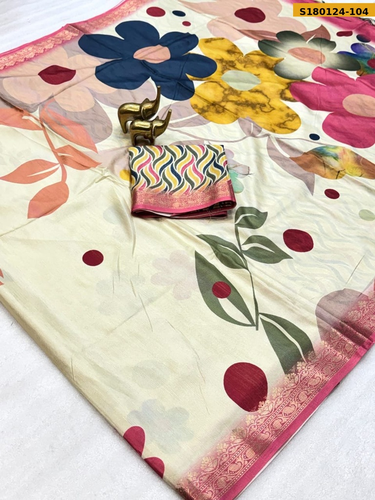 Fancy Tussar Silk Saree
