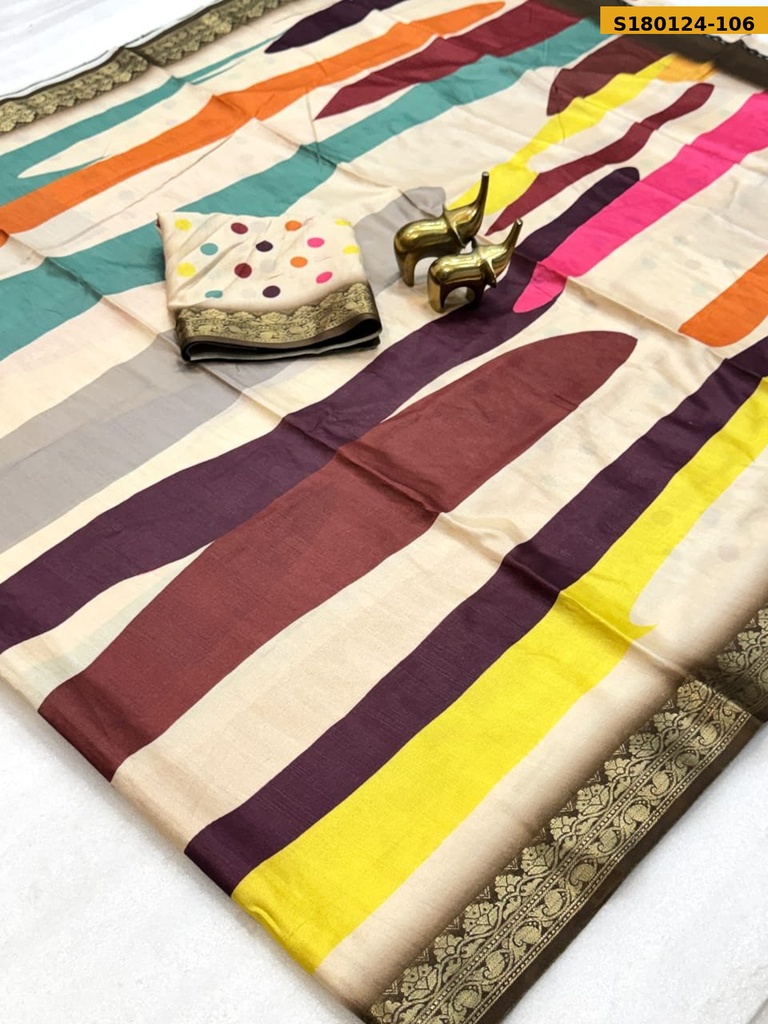 Fancy Tussar Silk Saree