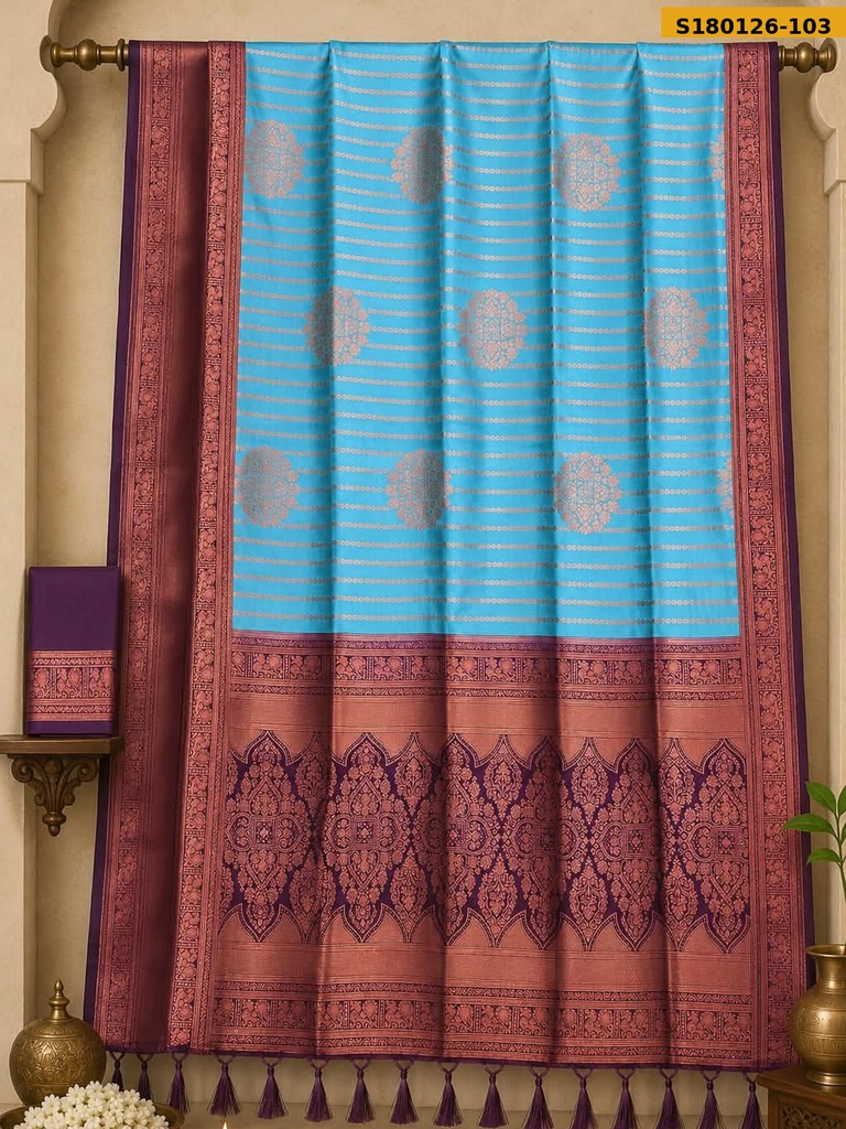 Fancy Kanchipuram Silk Saree