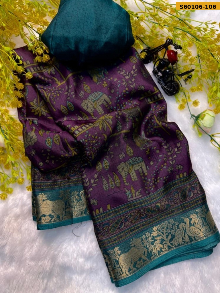 Fancy Dola silk saree