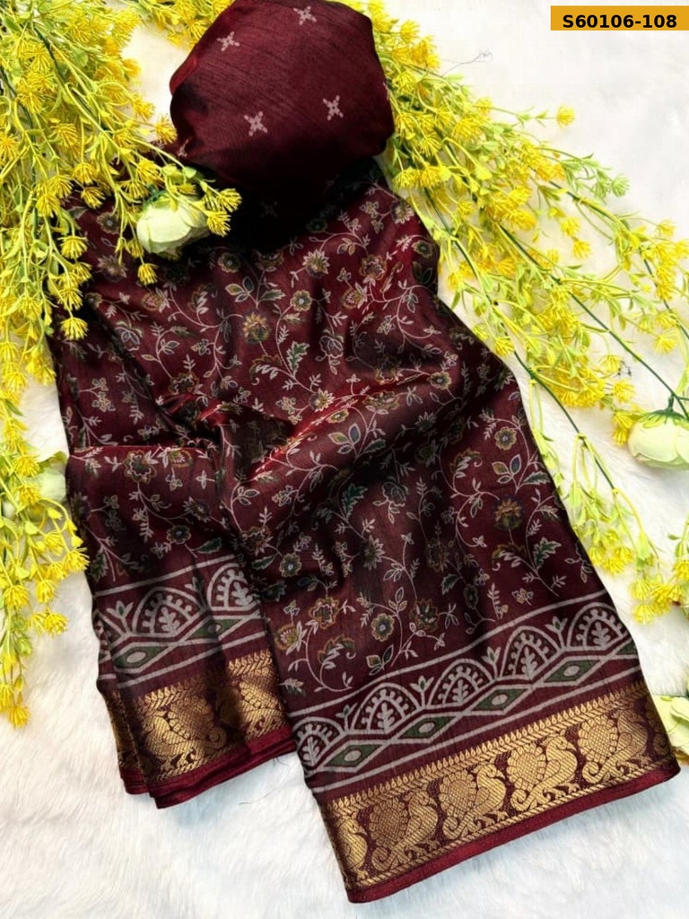 Fancy Dola silk saree