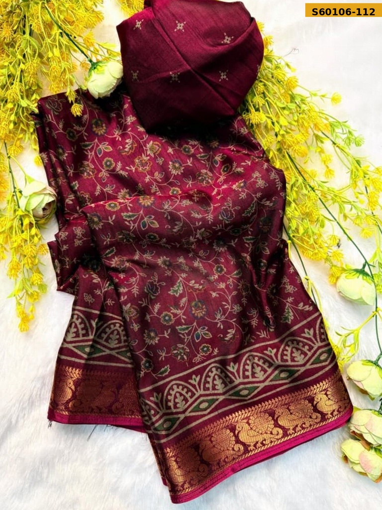 Fancy Dola silk saree