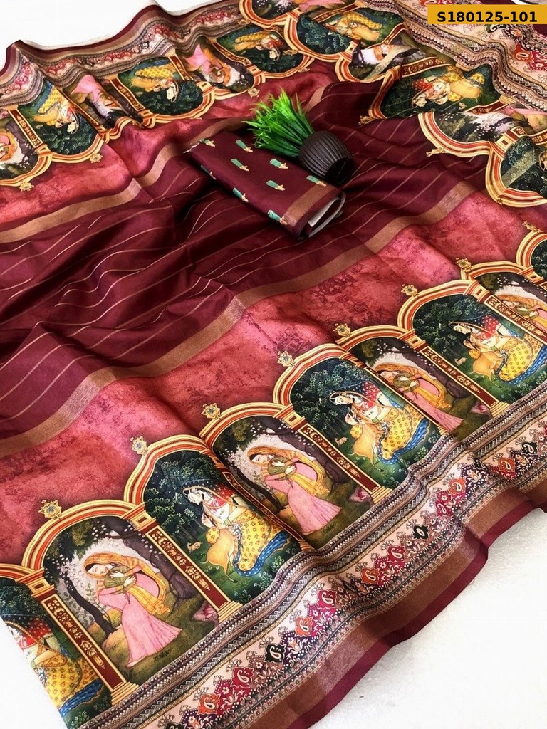 Fancy Dola Silk Saree