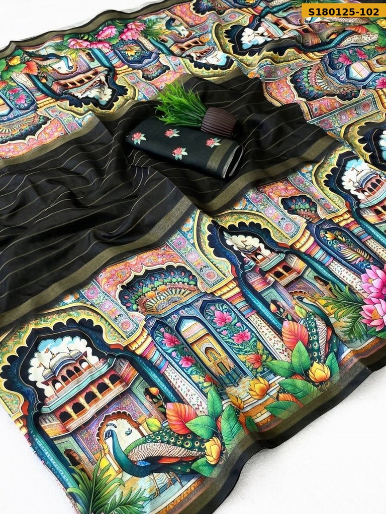 Fancy Dola Silk Saree