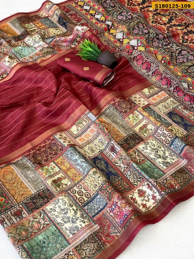 Fancy Dola Silk Saree