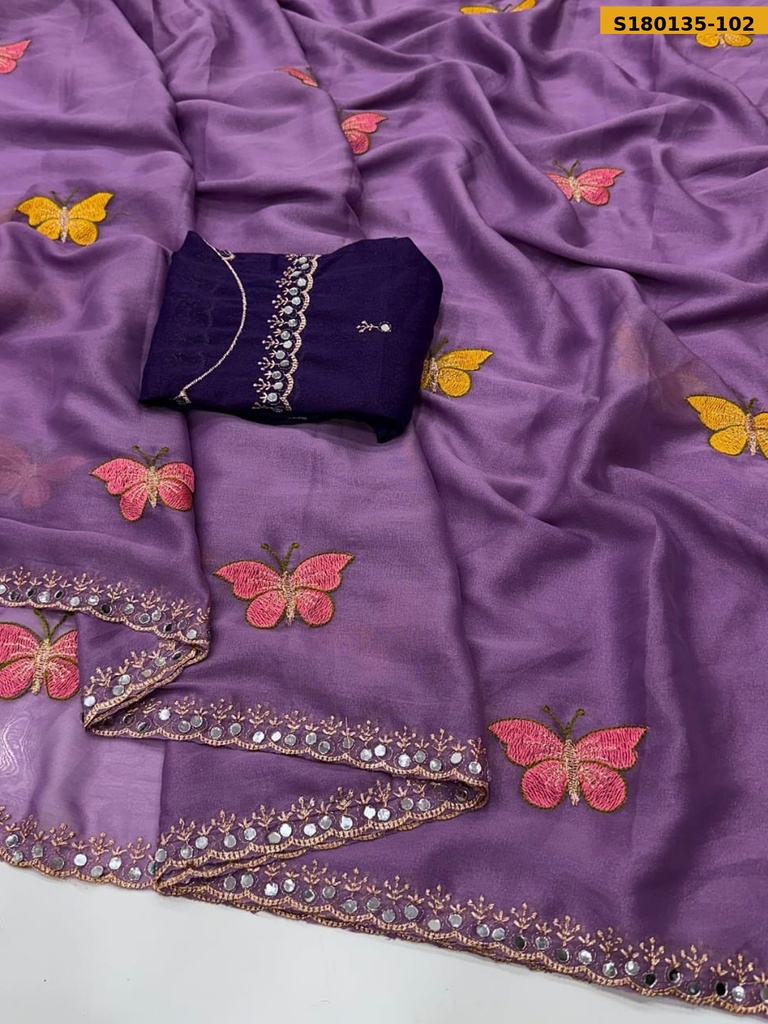 Fancy Star Georgette Saree