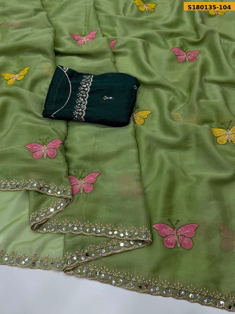 Fancy Star Georgette Saree