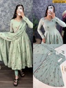 Fancy South Mul Chanderi Anarkali with Dupatta