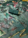 Fancy Soft Organza Floral Digital Printed Saree