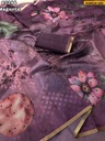 Fancy Soft Organza Floral Digital Printed Saree