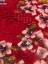 Fancy Chiffon Floral Printed Saree