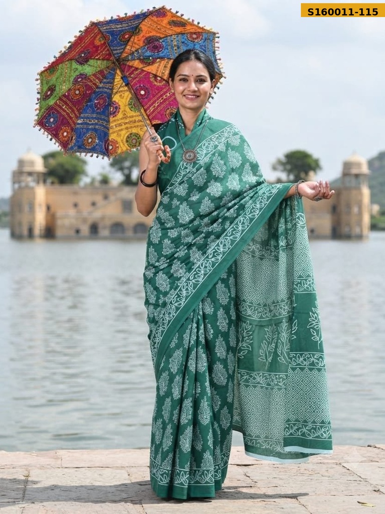 Fancy  Mulmul Cotton Sarees