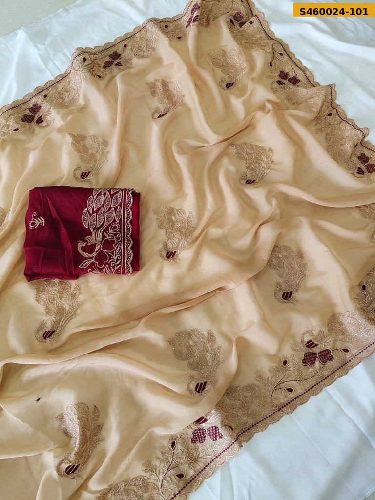 Fancy Star Georgette Saree(S-100)