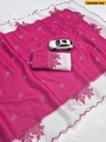 Fancy Linen Digital Printed Saree