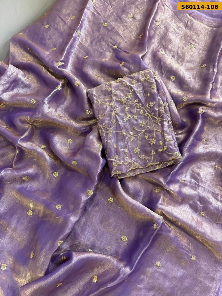 Fancy Space Satin Saree
