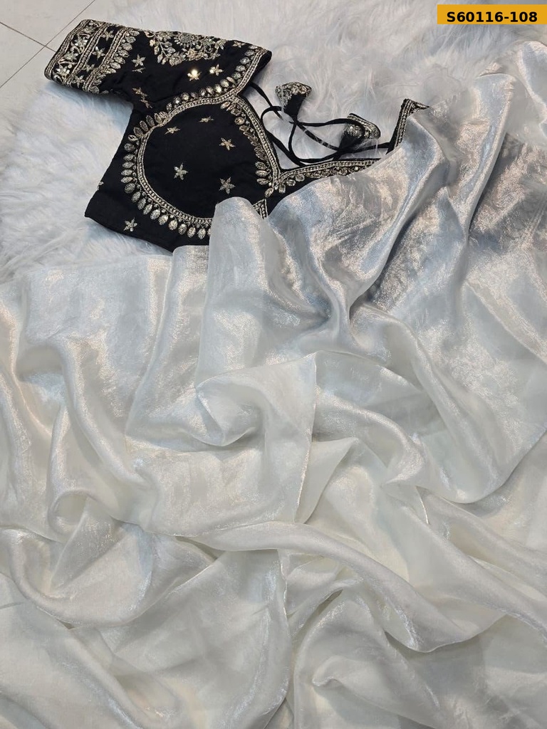 Fancy Space Satin Saree