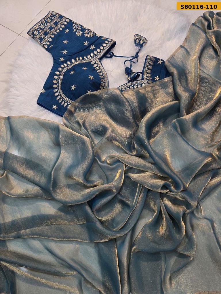 Fancy Space Satin Saree
