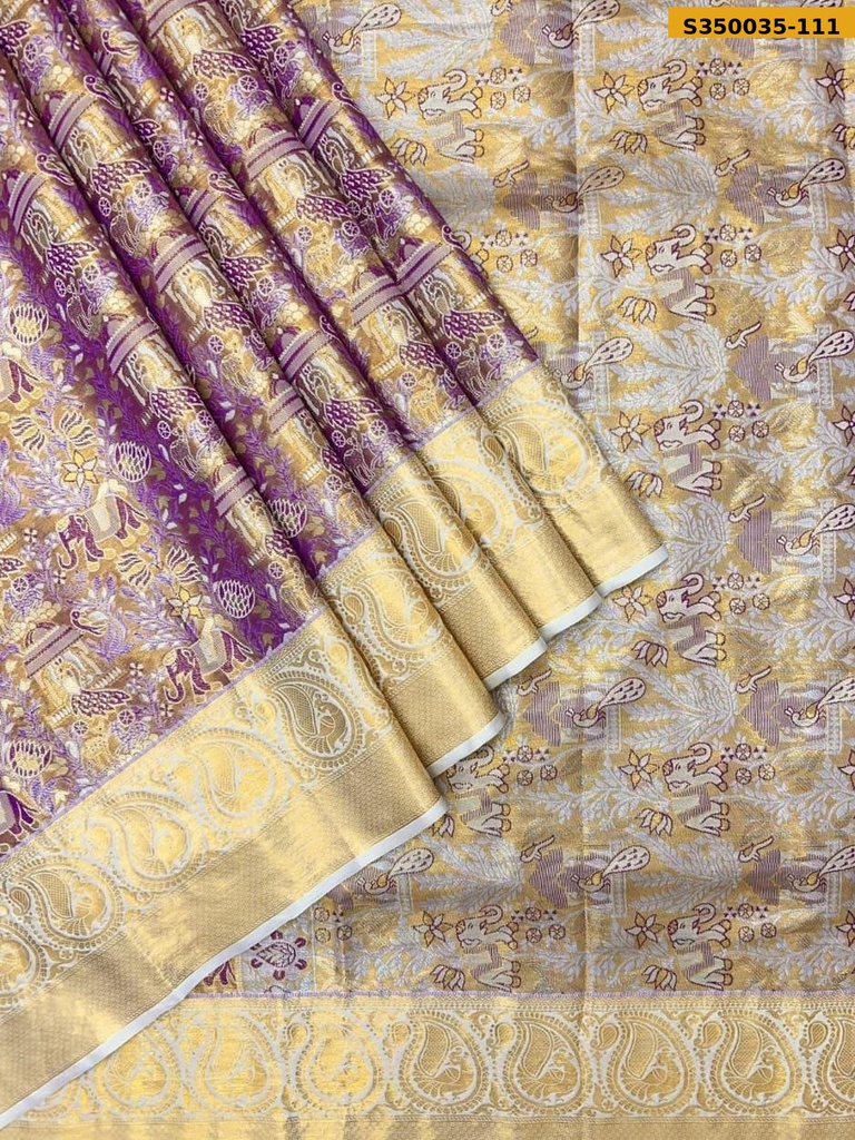 Kanjivaram Tissue Silk Sarees