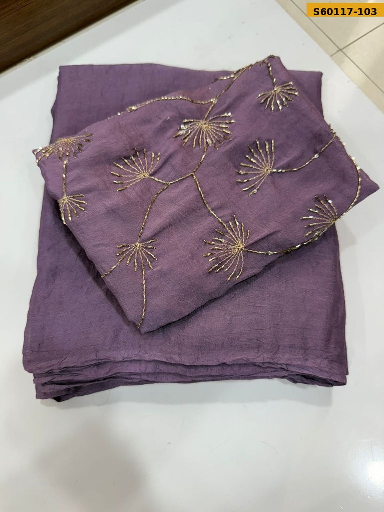 Fancy Rangoli Crush Saree