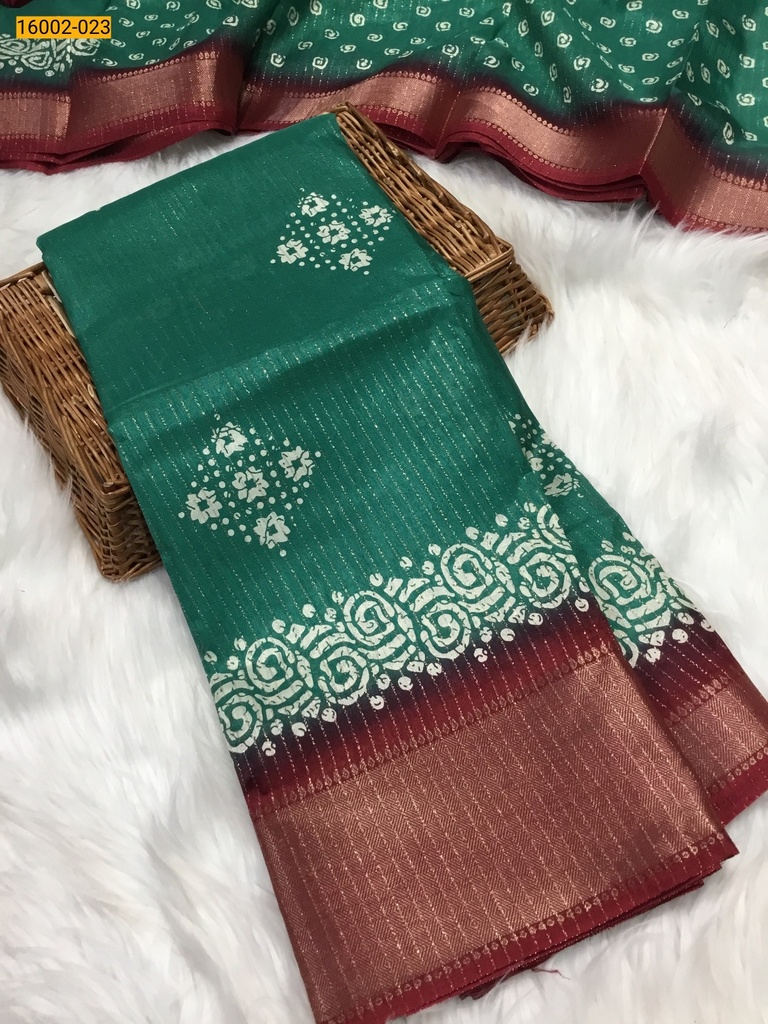 Rekko silk printed sarees