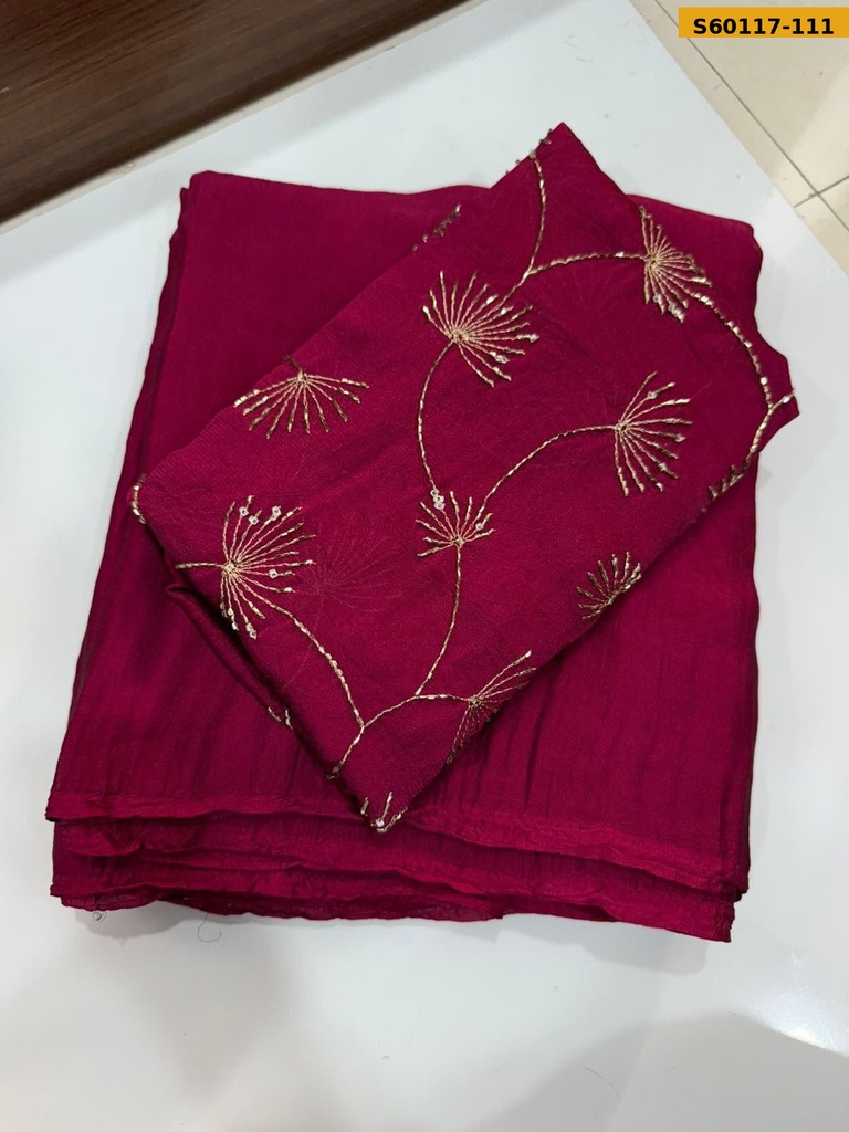 Fancy Rangoli Crush Saree