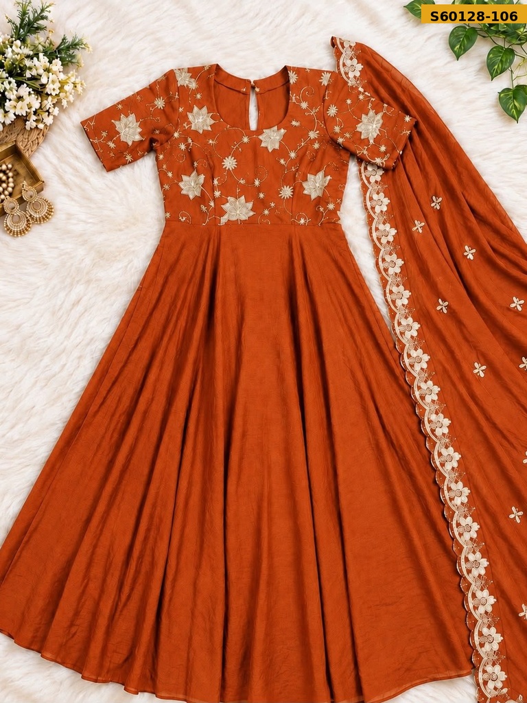 Fancy Rangoli Crush Kurti With Dupatta