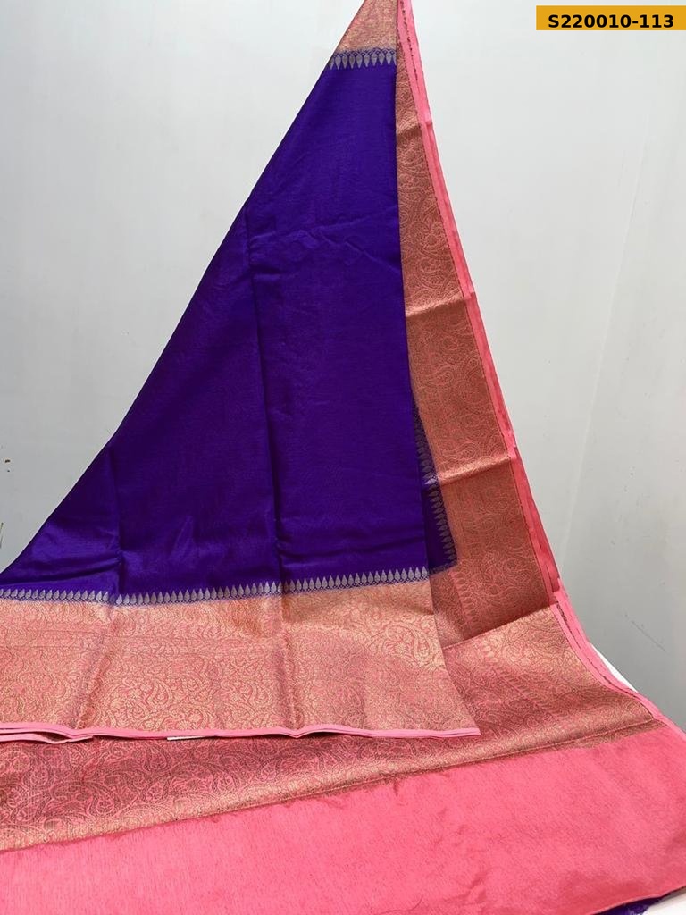 Banarasi Daible Warm Soft Silk Saree