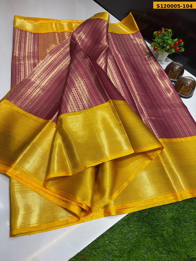 Banarasi Semi Katan Soft Silk Sarees