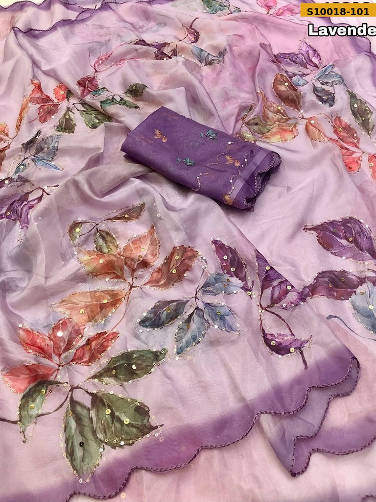 Fancy Tebby Organza Saree
