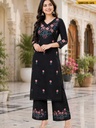 Fancy mix Cotton Embroidered Coord Set