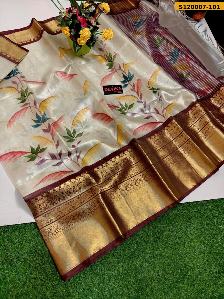 Banarasi Tissue Soft Silk Saree