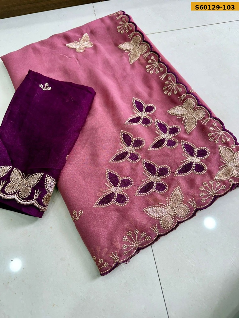 Fancy Star Georgette Saree