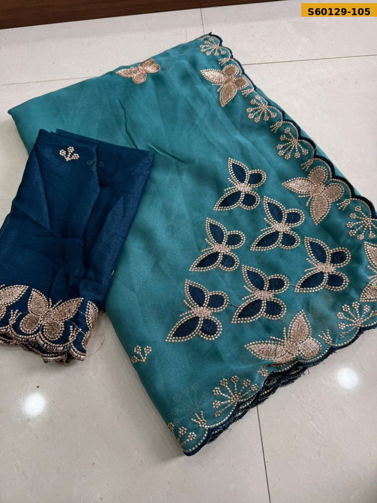 Fancy Star Georgette Saree