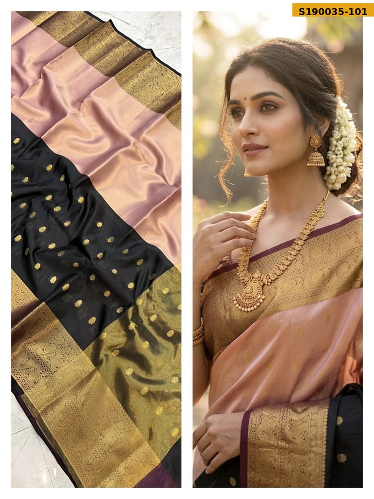 Fancy Banarasi Kataan Soft Silk Saree