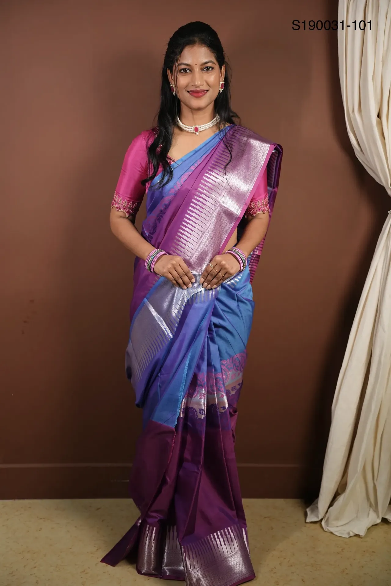 Fancy Banarasi Soft Katan Silk Saree