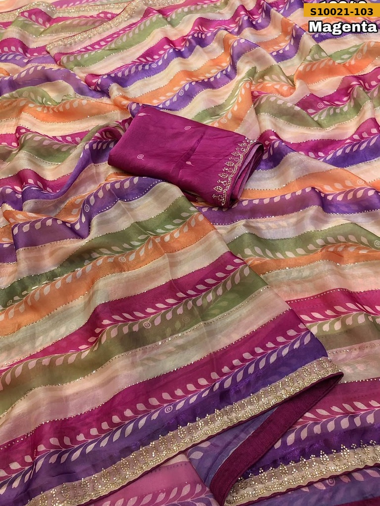Fancy Space Silk Digital Printed Saree