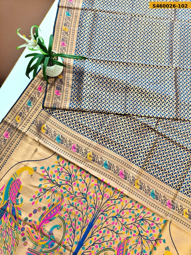 Fancy Soft Paithani Silk Saree
