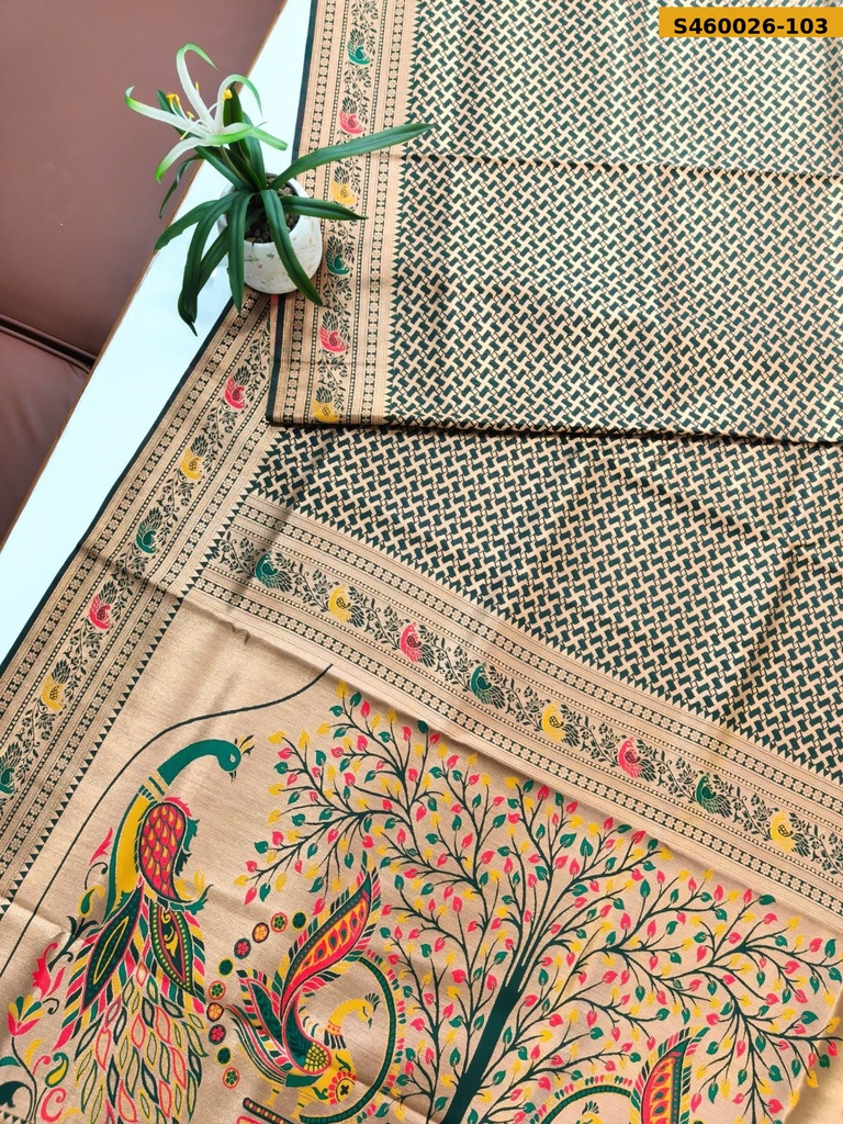 Fancy Soft Paithani Silk Saree
