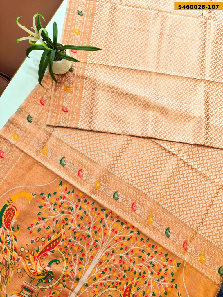 Fancy Soft Paithani Silk Saree