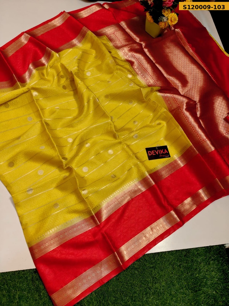 Banarasi Semi Georgette Soft Silk Saree