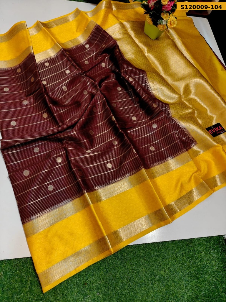 Banarasi Semi Georgette Soft Silk Saree