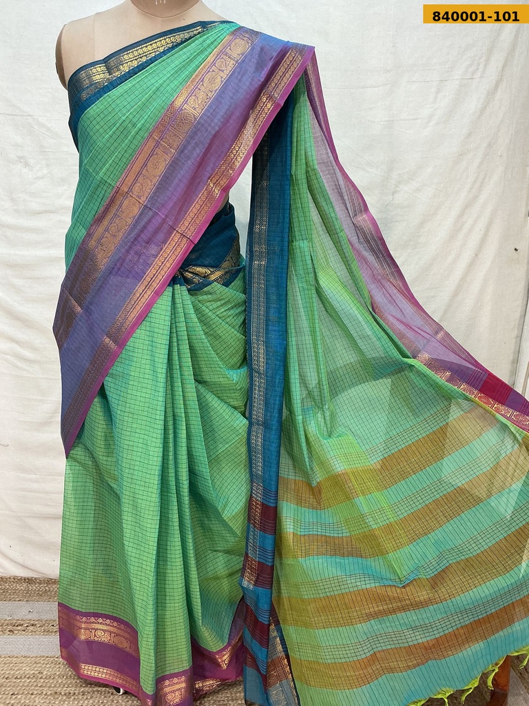 [840001-101] Kanchi Cotton Saree (840001-101)