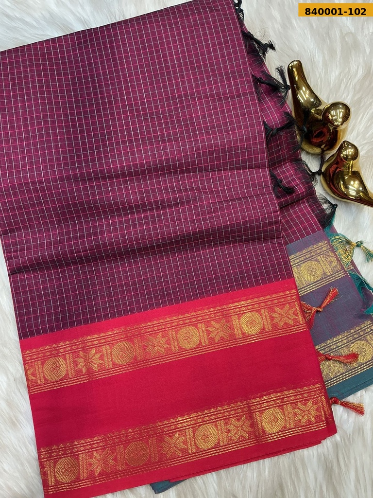 Kanchi Cotton Saree